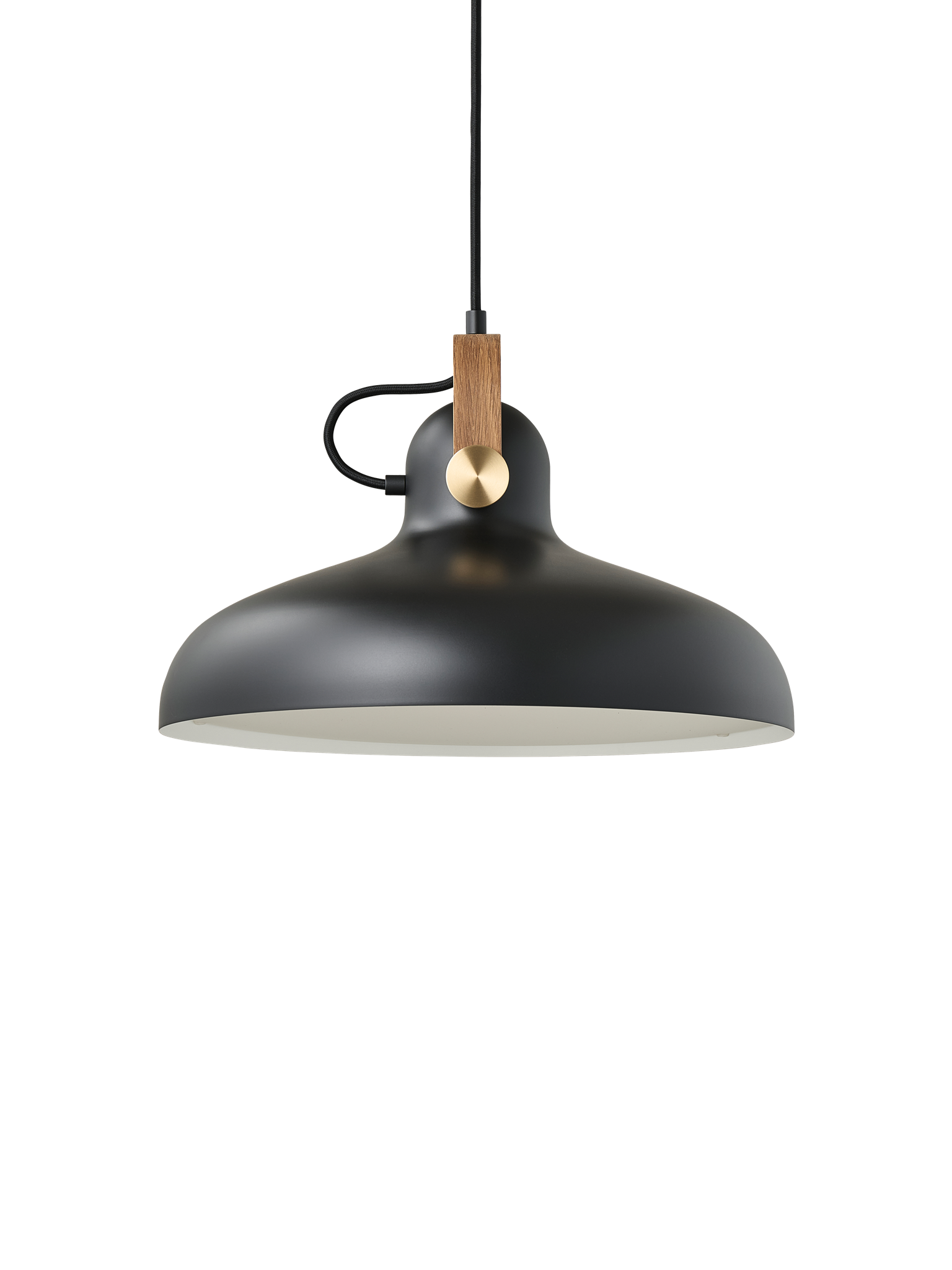 Leklint162 Carronade ll Pendant Large Black Smokedoak Packshot2