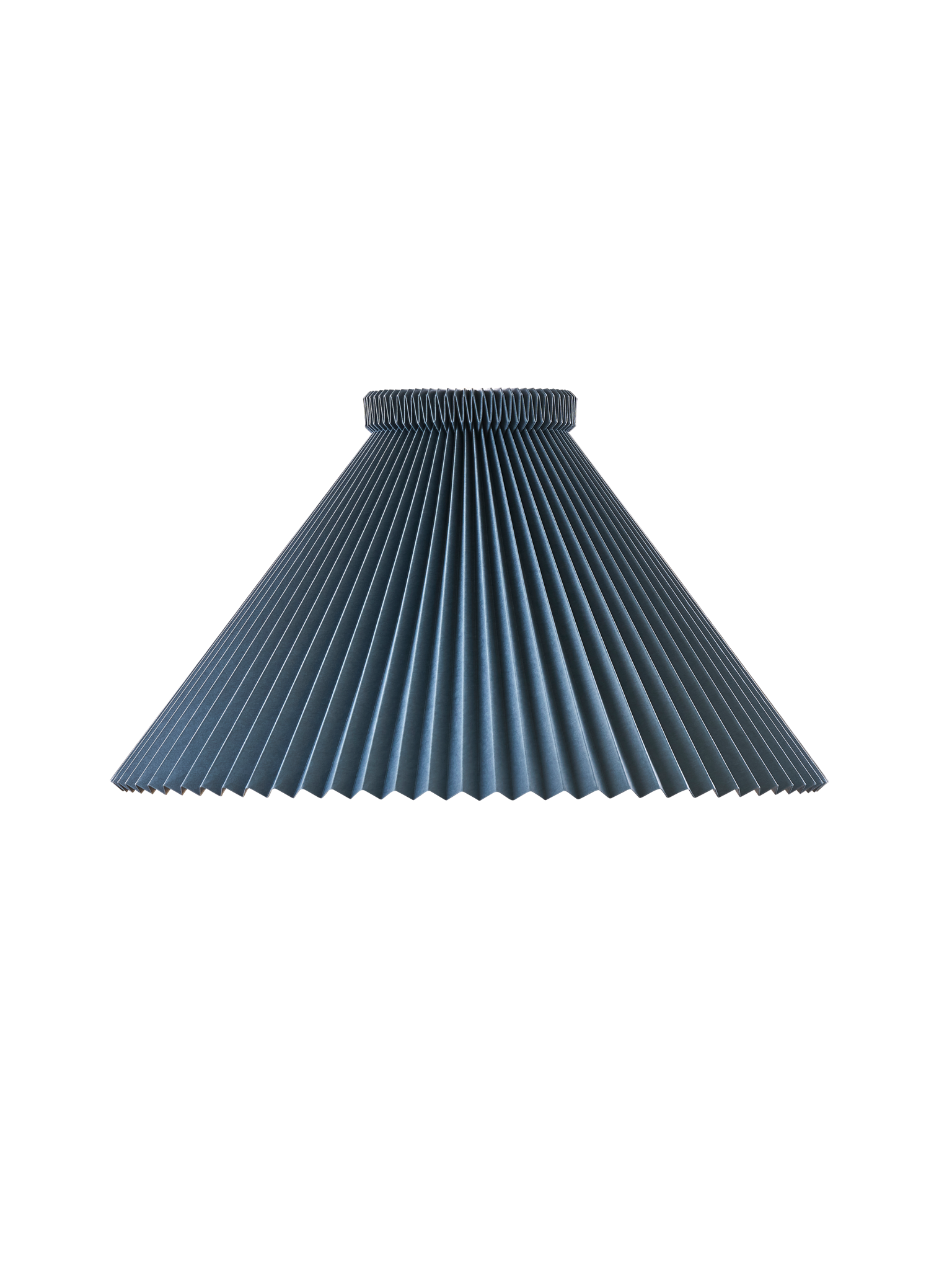 Leklint1 Lampshade 35Cm Denimblue Paper Packshot1