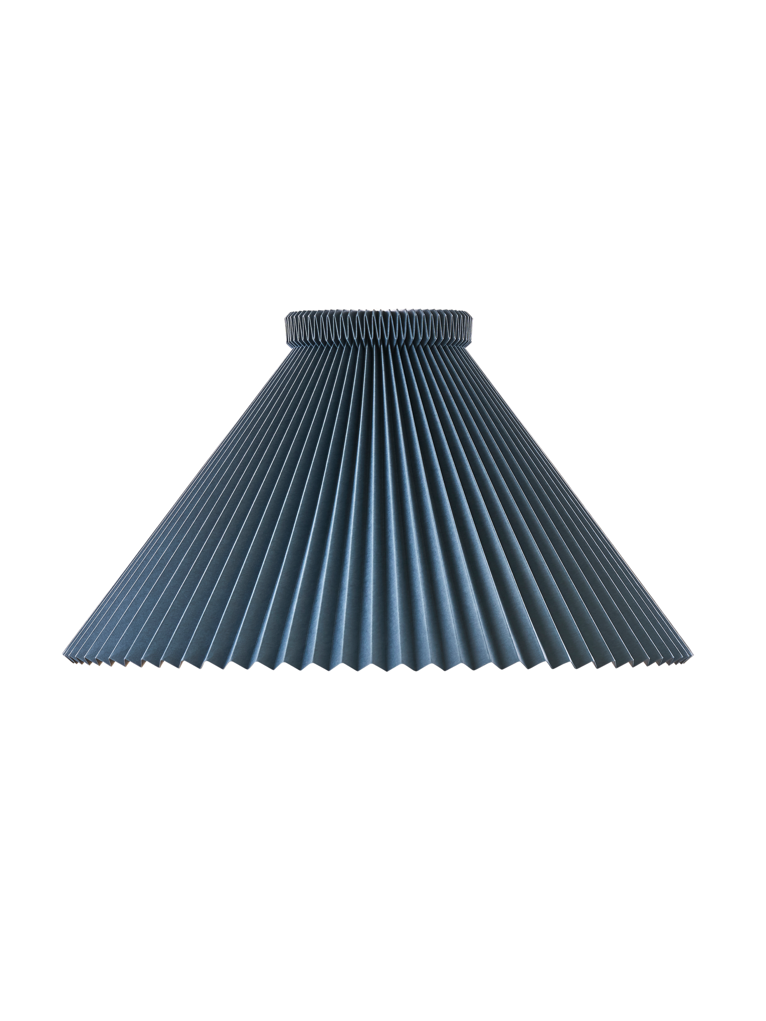 Leklint1 Lampshade 38Cm Denimblue Paper Packshot1