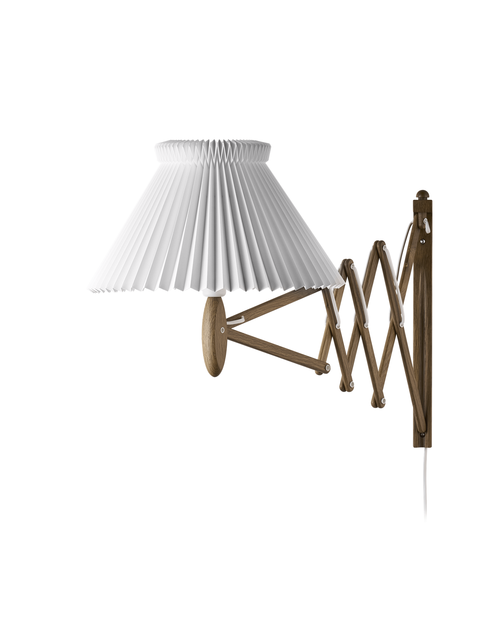 Leklint234 Sax Wall Lamp Smokedoak Lampshade1 21Cm Paper Packshot