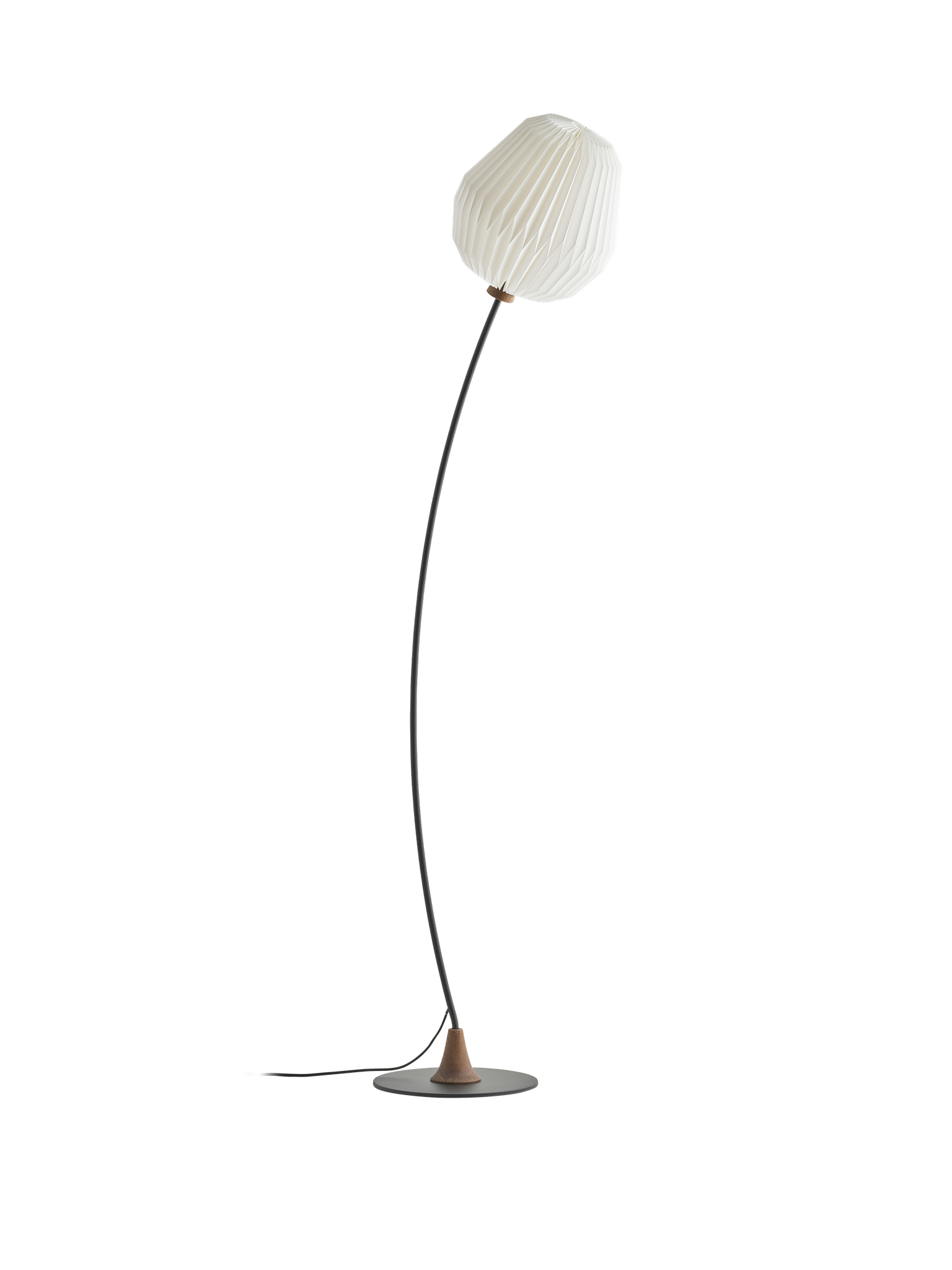 Leklint330 Bouquet Floor Lamp smokedoak Black Packshot