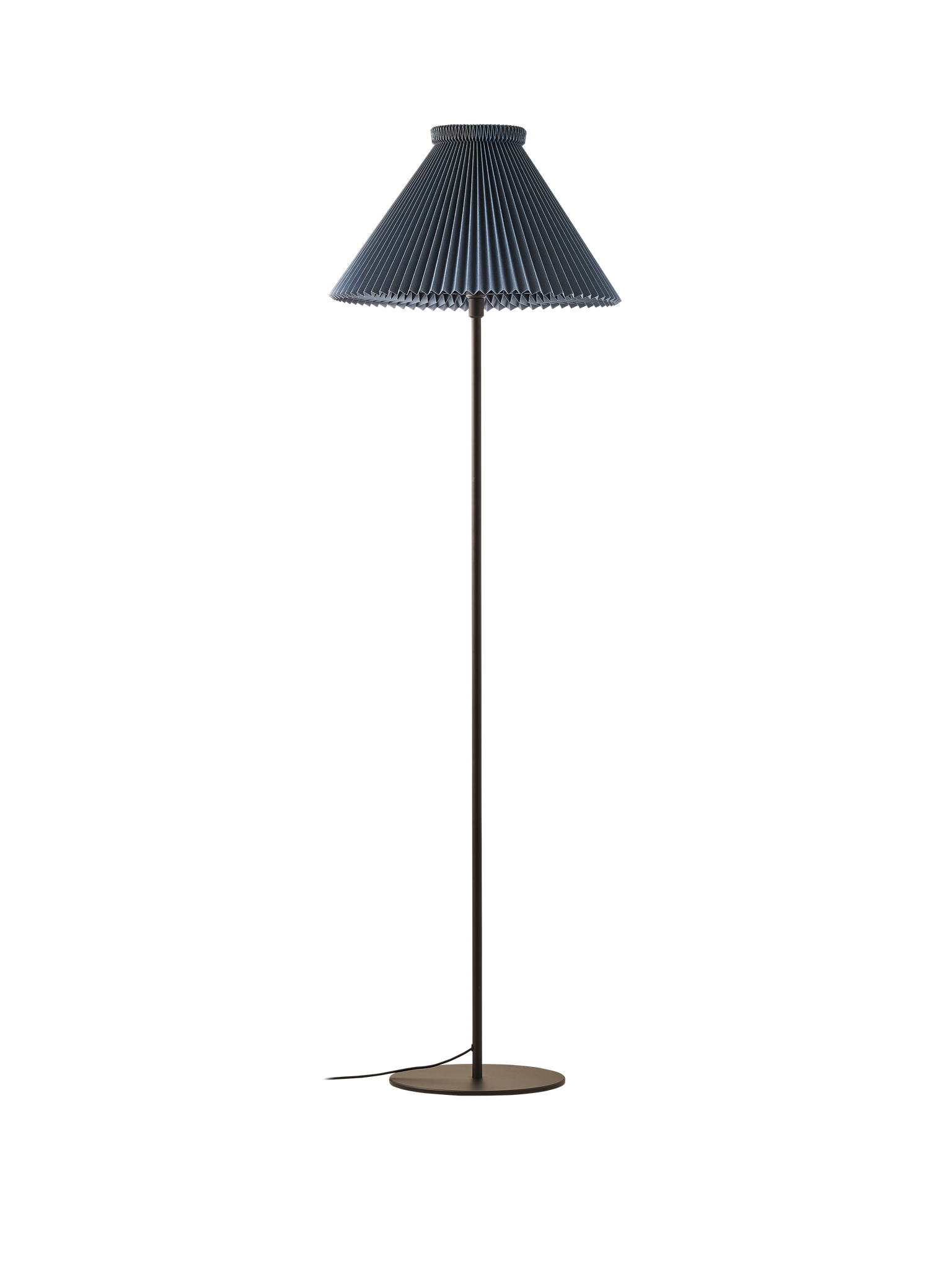 Leklint334h Floorlamp Lampshade1 30Cm Paper Denimblue Packshot1