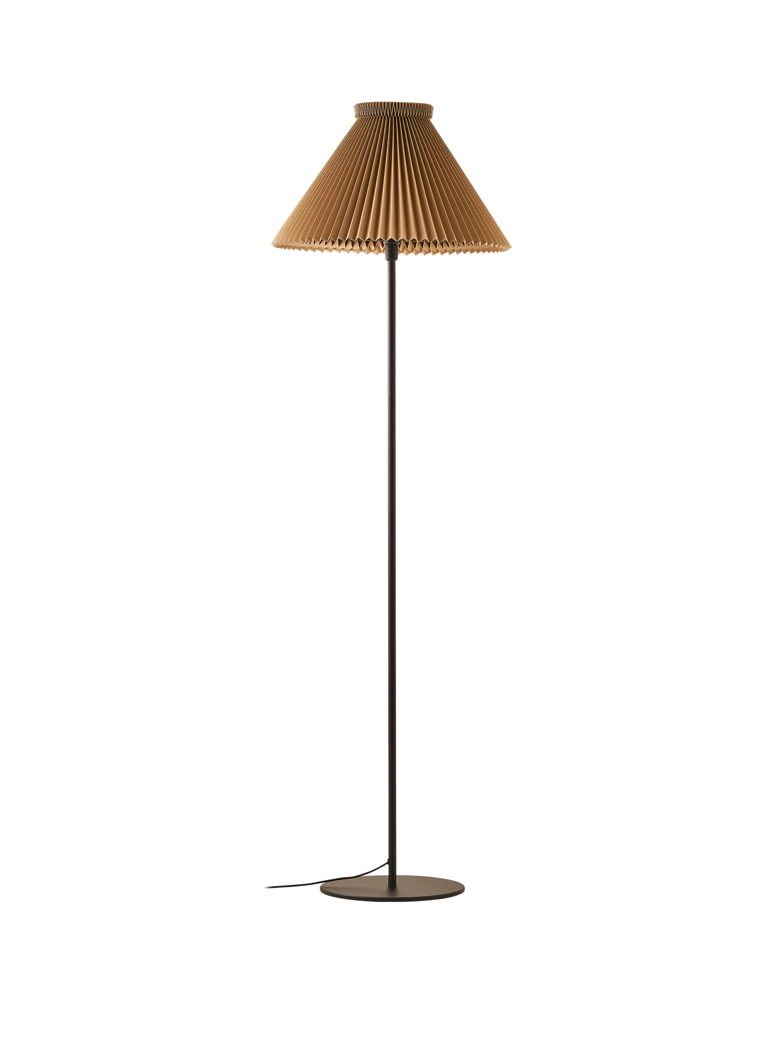 Leklint334h Floorlamp Lampshade1 30Cm Paper Dijon Packshot1