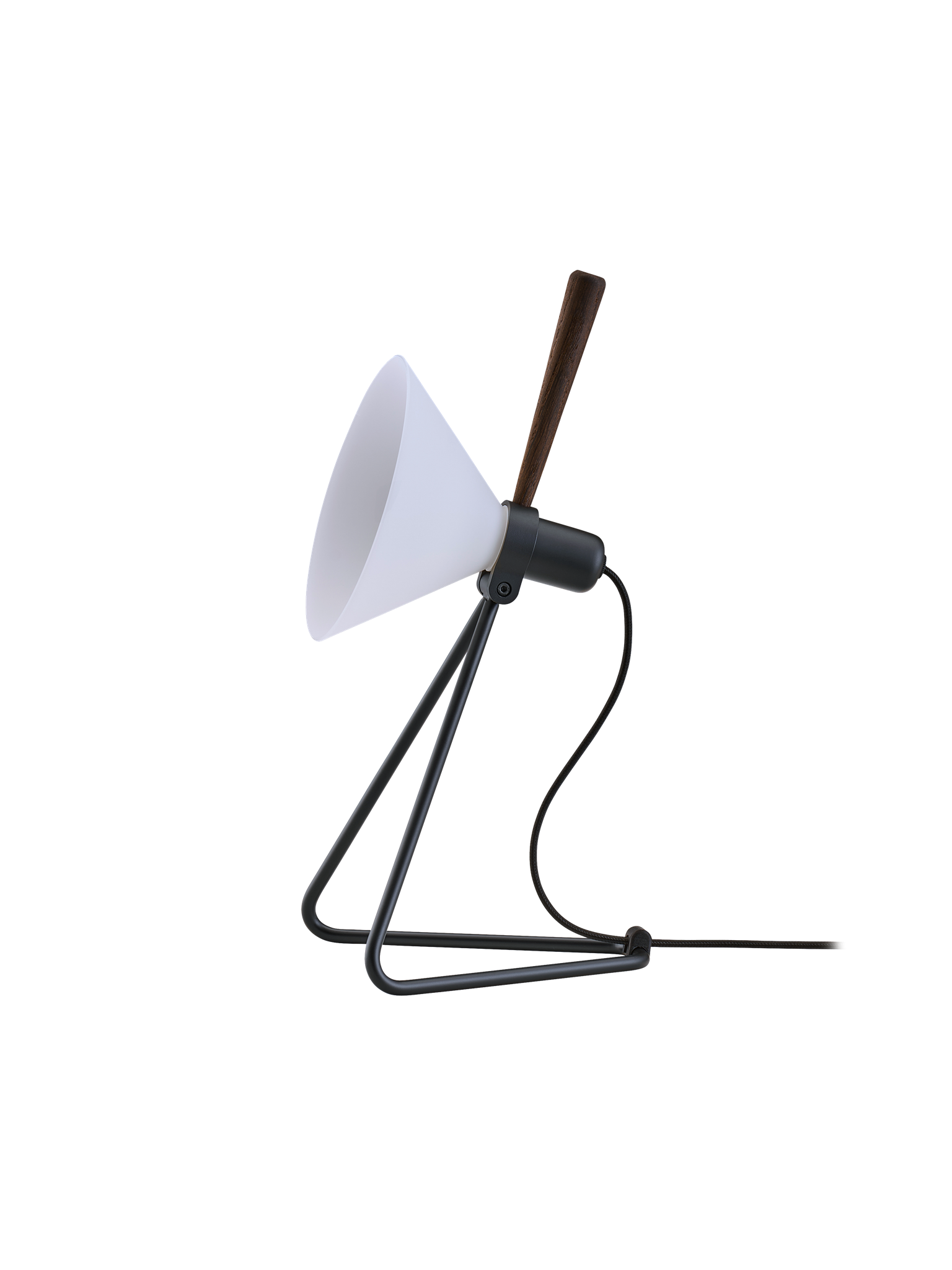 Leklint356 Spot Table Wall Lamp Black Smokedoak Packshot