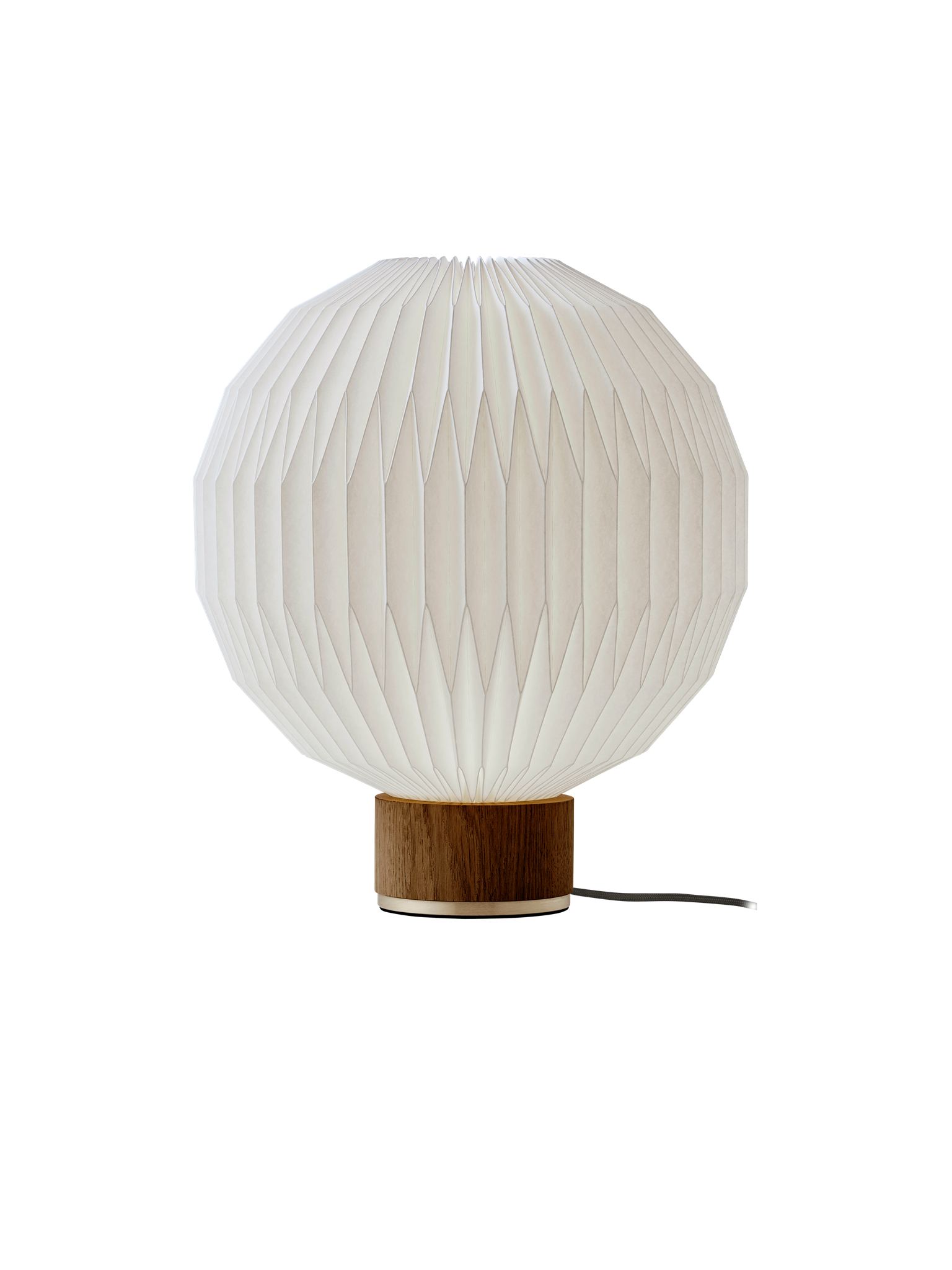 Leklint375 Table Lamp Medium Smokedoak Paper Packshot1